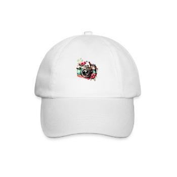 Camera Photographer Funny Photographers Photograph - Baseball Cap - white/white - Front