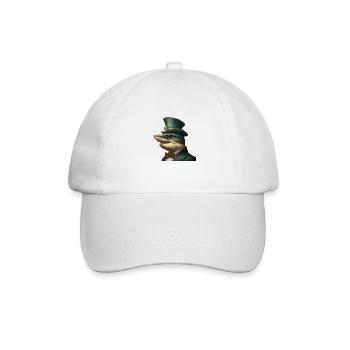 Costume shark - Baseball Cap - white/white - Front