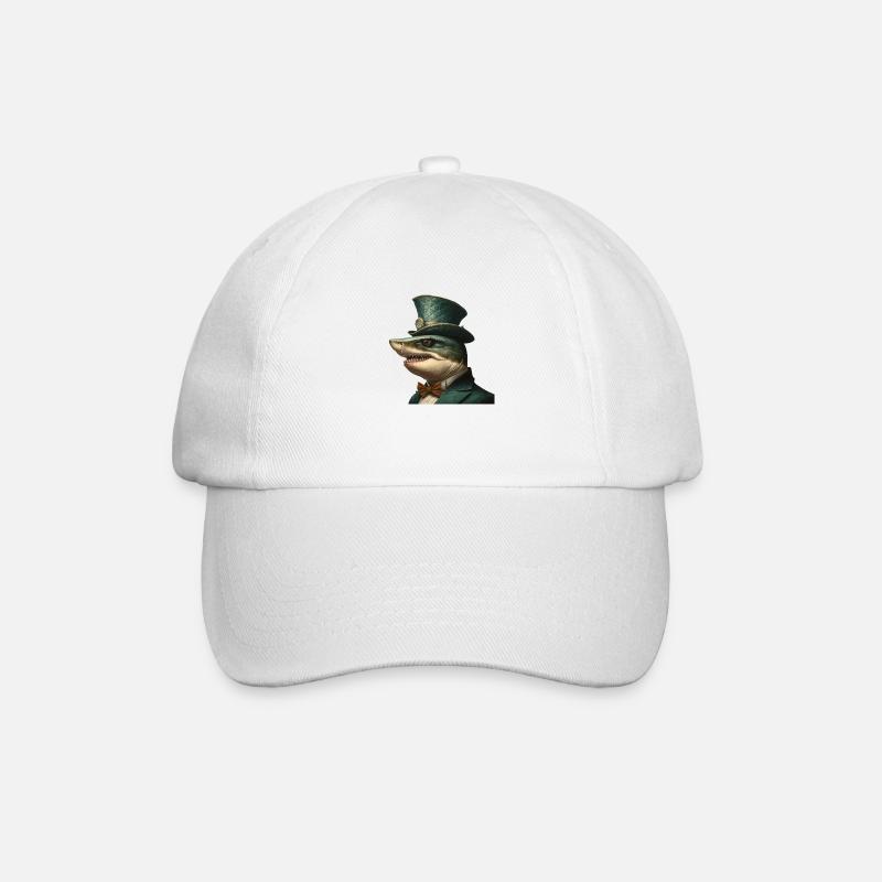 Kostüm Hai - Baseballkappe - Weiß/Weiß