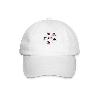 Père Noël style Père Noël chapeau Noël Père - Casquette classique - blanc/blanc - Devant