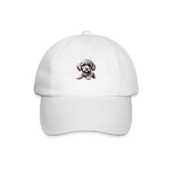 Caniche Chien Propriétaire Caniche Chiot Chien Chiot Chien Amour - Casquette classique - blanc/blanc - Devant