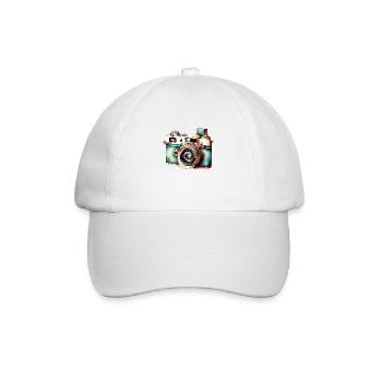 Camera Photographer Funny Photographers Photograph - Baseball Cap - white/white - Front
