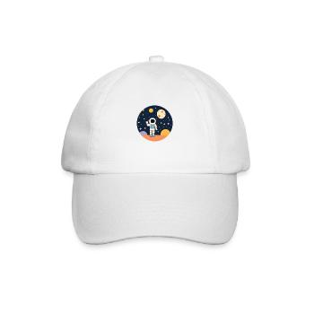 Greetings from space - Baseball Cap - white/white - Front
