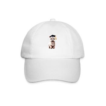 Baccalauréat Certificat de fin d’études supérieures Études d’alpaga - Casquette classique - blanc/blanc - Devant