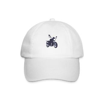 Motorcycle Motorcross Motorbike Fan Motorcyclist - Baseball Cap - white/white - Front