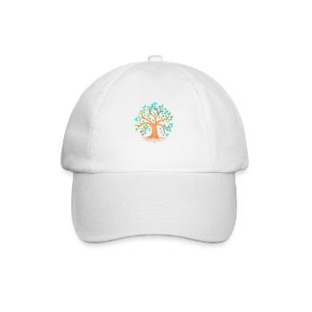 Tree of Life Meditation Celtic Tree of Life - Baseball Cap - white/white - Front
