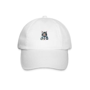 Cat, Cat Owner, Domestic Cat, Siamese Cat, Kitten - Baseball Cap - white/white - Front