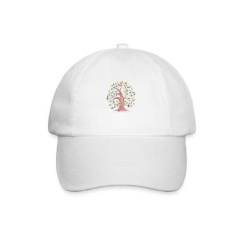 Tree of Life Meditation Celtic Tree of Life - Baseball Cap - white/white - Front
