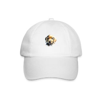 Golden Retriever chiot chien propriétaire chiens - Casquette classique - blanc/blanc - Devant