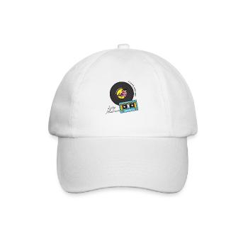 I love Hip Hop T (Lucky Mushroom) - Baseballkappe - Weiß/Weiß - Vorne