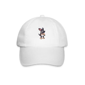 Angry Chihuahua - Baseball Cap - white/white - Front