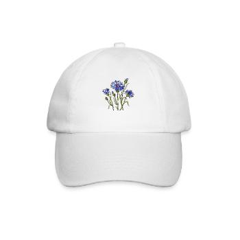 Flowers - Baseball Cap - white/white - Front