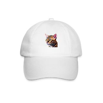Bengal Cat Kitten Bengal Kitten Cat Owner - Baseball Cap - white/white - Front