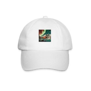 Lumières au pôle Nord - Casquette classique - blanc/blanc - Devant