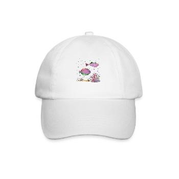 Poissons - Casquette classique - blanc/blanc - Devant