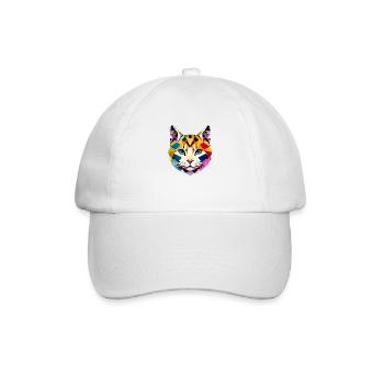 Domestic Cat, Cat, Siamese Cat, Kitten, Cat Owner - Baseball Cap - white/white - Front
