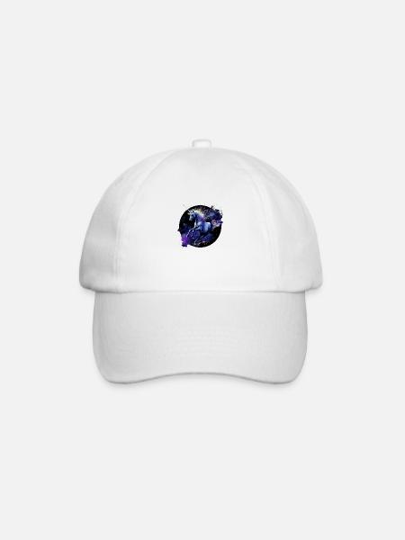 Einhorn - Baseballkappe - Weiß/Weiß