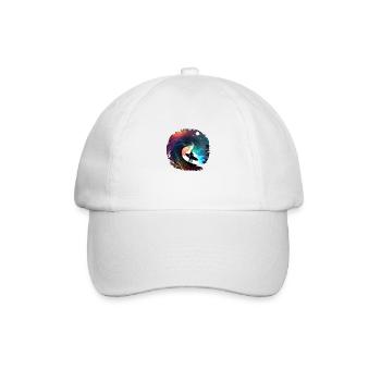 Wellenreiter - Baseballkappe - Weiß/Weiß - Vorne