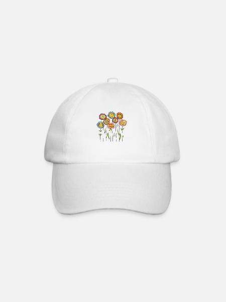Fleur - Casquette classique - blanc/blanc