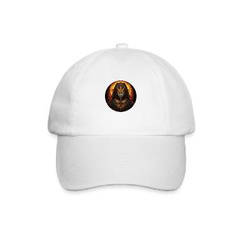 Dunkler Pharao Das Geheimnisvolle zum Tragen - Baseballkappe - Weiß/Weiß - Vorne
