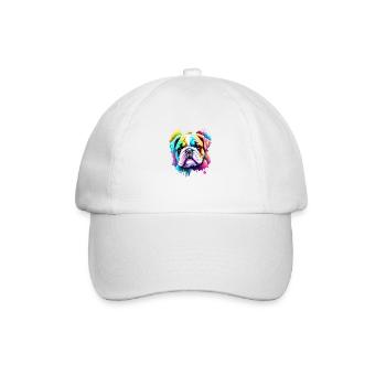 Bouledogue Chiens Propriétaire De Chien Propriétaire De Chien - Casquette classique - blanc/blanc - Devant