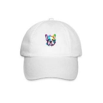 Bulldog Mastiff Dog Owner Dog Dogs - Baseball Cap - white/white - Front