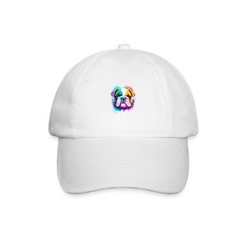 Bulldog Dogs Dog Owner Dog Owner - Baseball Cap - white/white - Front