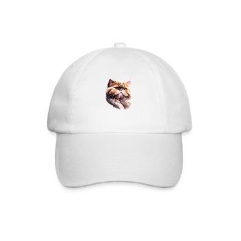 Chat, Propriétaire De Chat, Animal De Compagnie, Chat Domestique, Chaton - Casquette classique - blanc/blanc - Devant