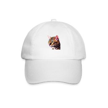 Chat, Propriétaire De Chat, Animal De Compagnie, Chat Domestique, Chaton - Casquette classique - blanc/blanc - Devant