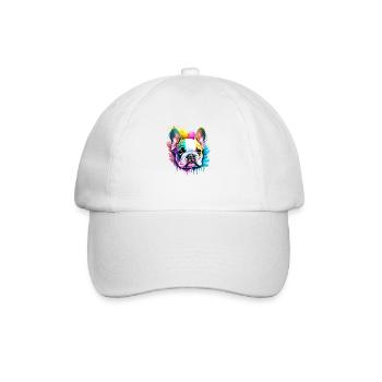 Bouledogue Chiens Propriétaire De Chien Propriétaire De Chien Chien - Casquette classique - blanc/blanc - Devant