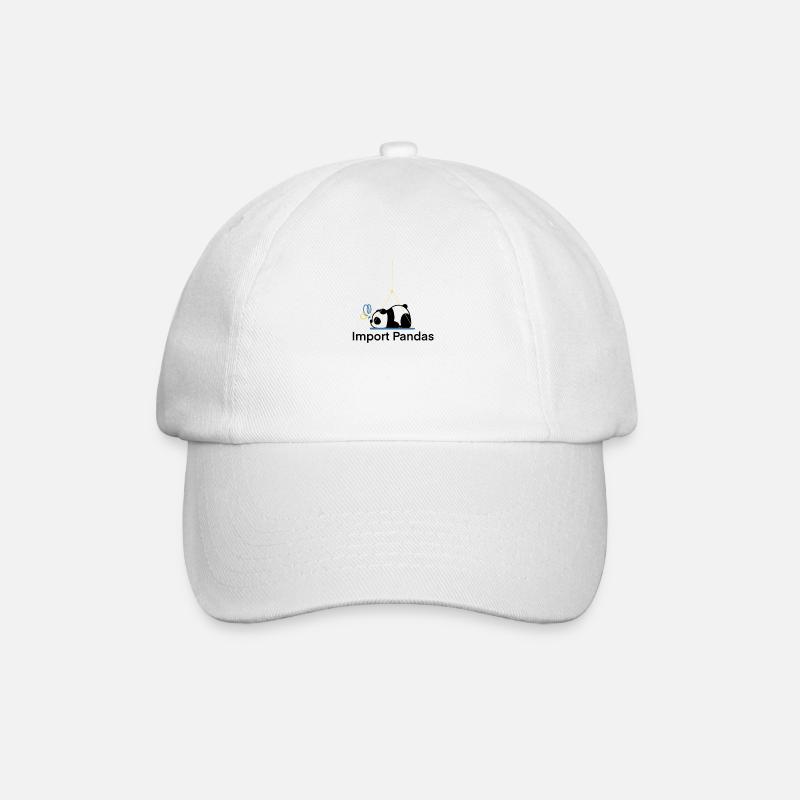 Import Pandas Python Joke Proggramer - Baseball Cap - white/white