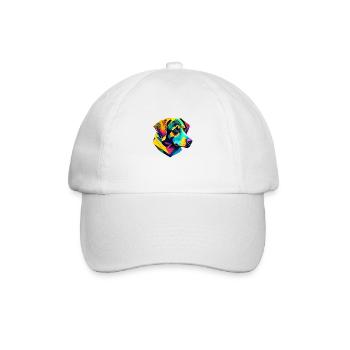 Labrador Propriétaire Chiot Labrador Retriever - Casquette classique - blanc/blanc - Devant