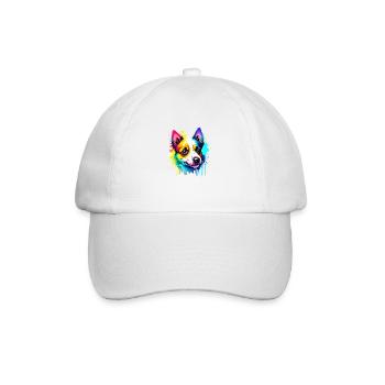 Propriétaire de chien Chien Yorkshire Terrier chiot - Casquette classique - blanc/blanc - Devant