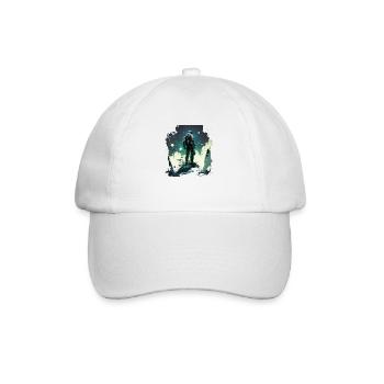 Spaceman - Baseball Cap - white/white - Front