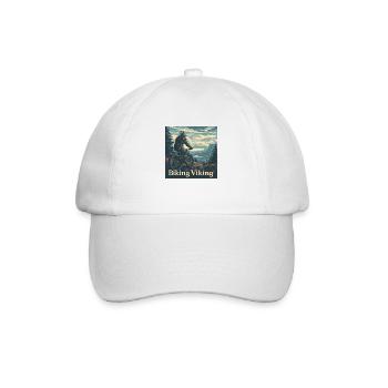 Biking Viking - Baseballkappe - Weiß/Weiß - Vorne