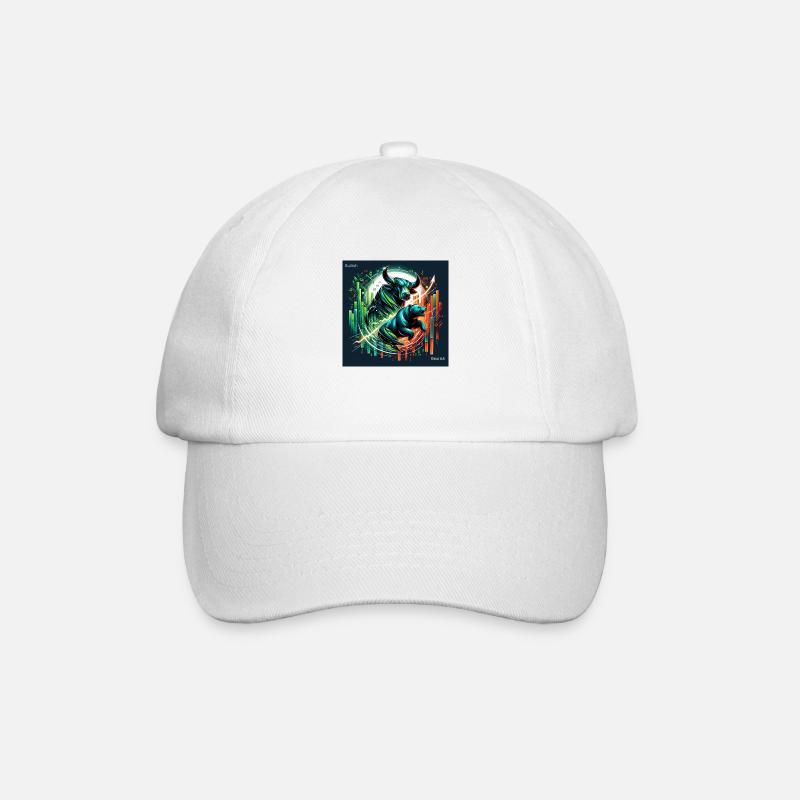 Aktienmarkt - Baseballkappe - Weiß/Weiß