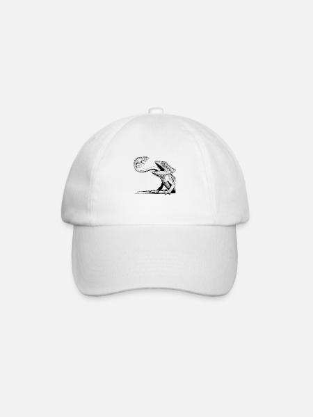 Chamäleon - Baseballkappe - Weiß/Weiß