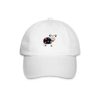 Kuh - Baseballkappe - Weiß/Weiß - Vorne