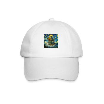 God in a Van Gogh - Baseball Cap - white/white - Front