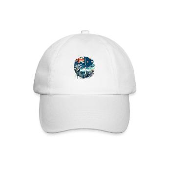 Nouvelle-Zélande Aotearoa Kiwi 18 - Casquette classique - blanc/blanc - Devant
