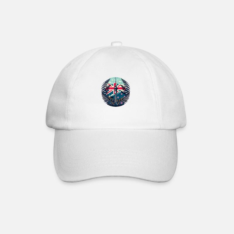 Neuseeland Aotearoa Kiwi 15 - Baseballkappe - Weiß/Weiß