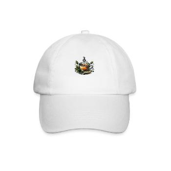 Tee - Baseballkappe - Weiß/Weiß - Vorne