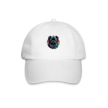 Affenpinscher - Casquette classique - blanc/blanc - Devant