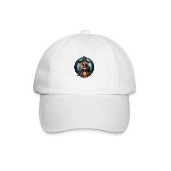 Sorcière druide magie celte - druidesse wicca - Casquette classique - blanc/blanc - Devant