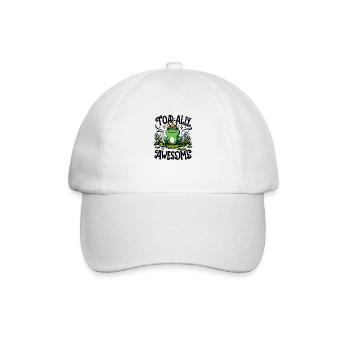 Toadally Awesome - Baseballkappe - Weiß/Weiß - Vorne