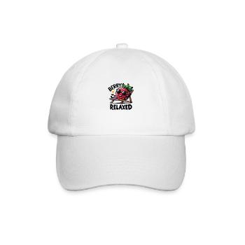 Berry Relaxed - Baseball Cap - white/white - Front