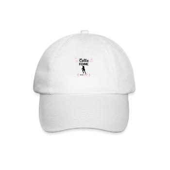 Funny Rugby Girl Quote - Baseball Cap - white/white - Front