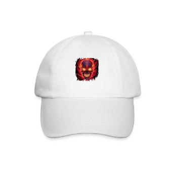 drôle crâne anatomie mignon squelettique présent - Casquette classique - blanc/blanc - Devant