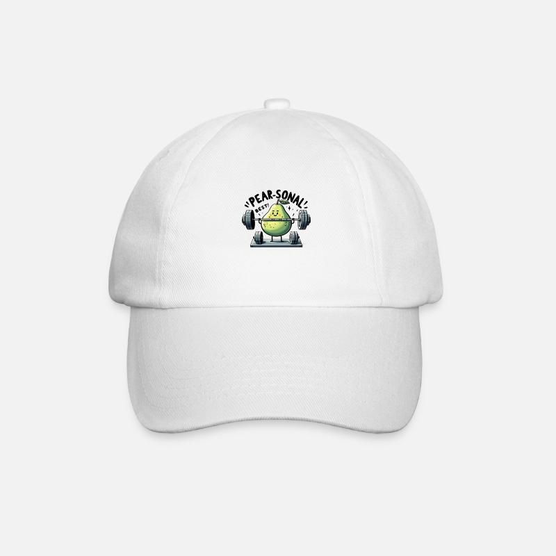 Pear-Sonal Best - Baseball Cap - white/white