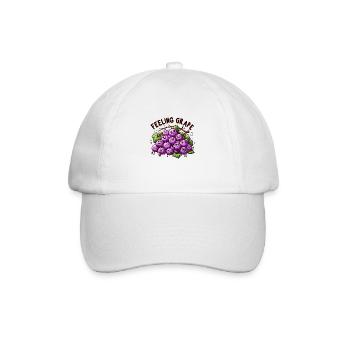 Feeling Grape - Baseballkappe - Weiß/Weiß - Vorne